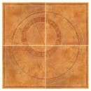 Placa decor Roseton Zodiac Naranja